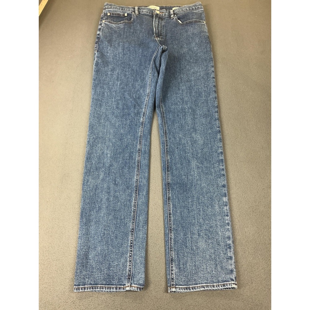 FRAME Modern Straight Jeans Mens 32x31 Medium Wash Blue Straight Leg Denim